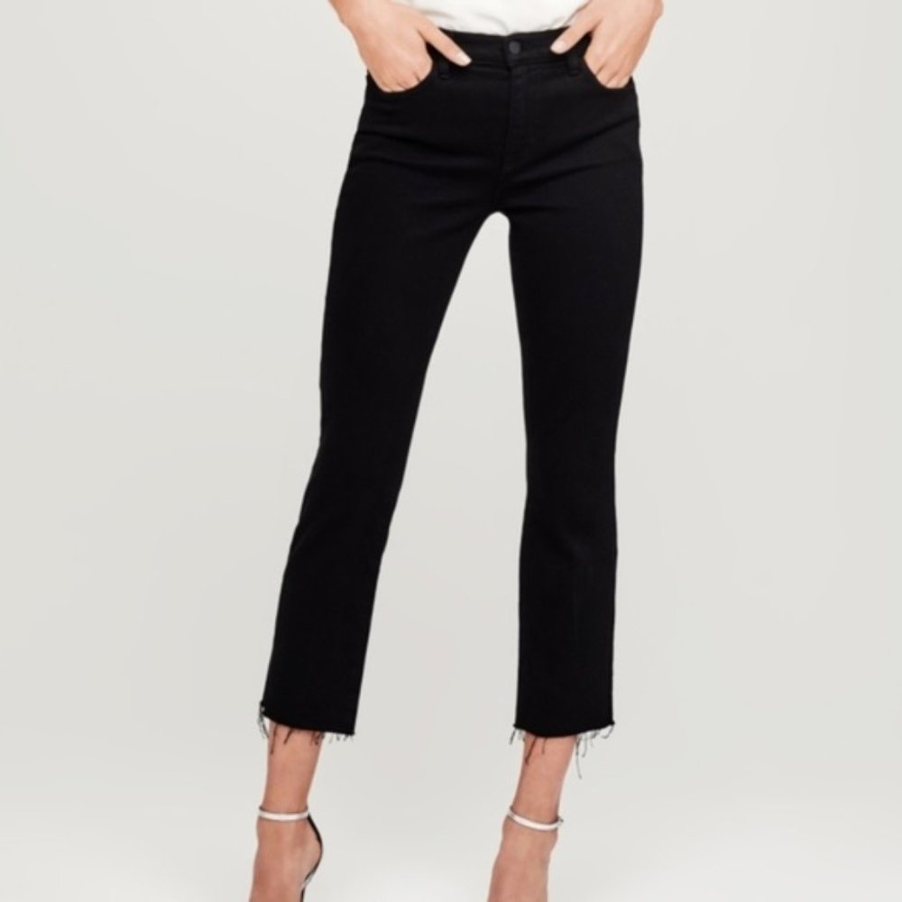 L'agence Sada High Rise Cropped Jean